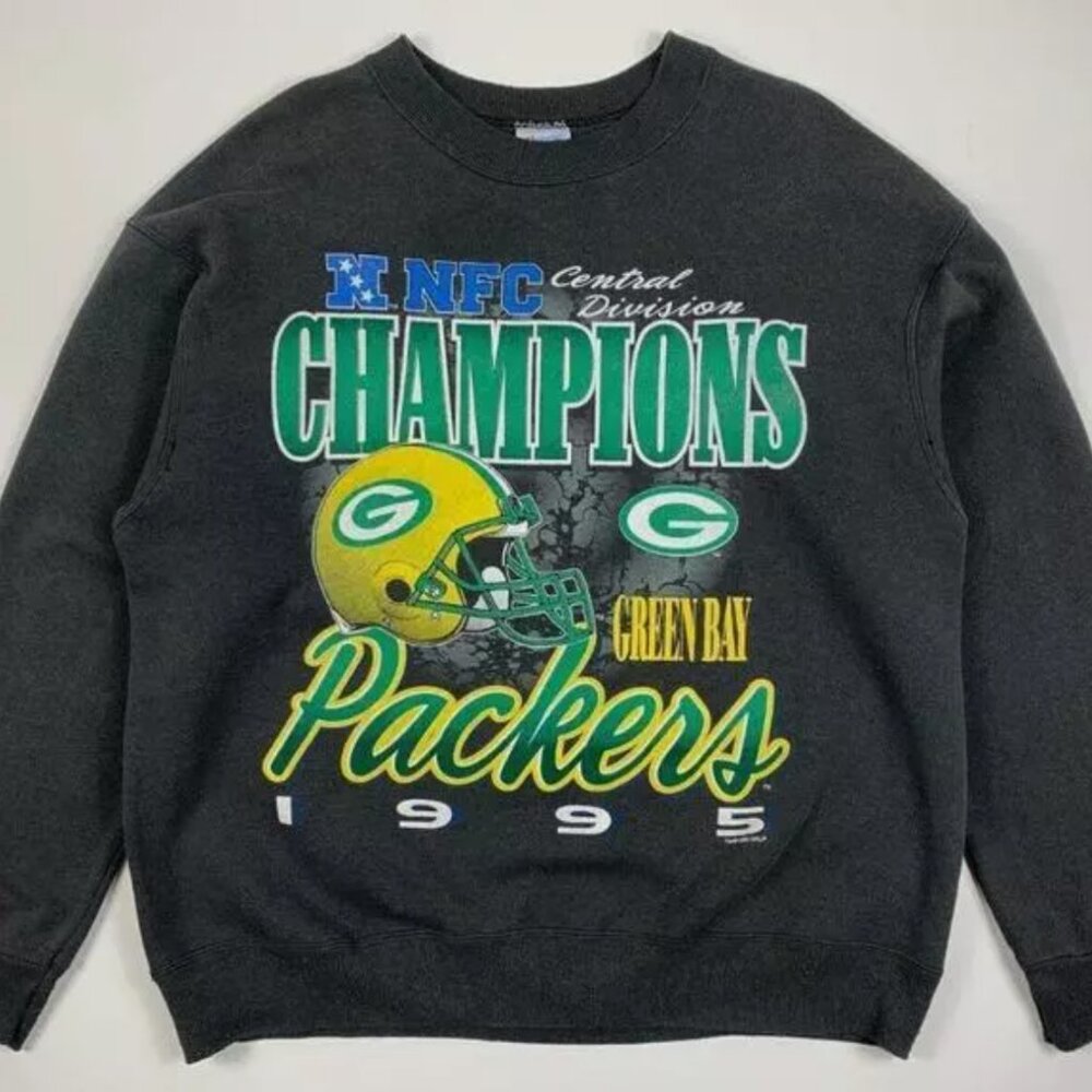 Green Bay Packers Sweatshirt 1995 Green Bay Packers Football Sweatshirt Shirt